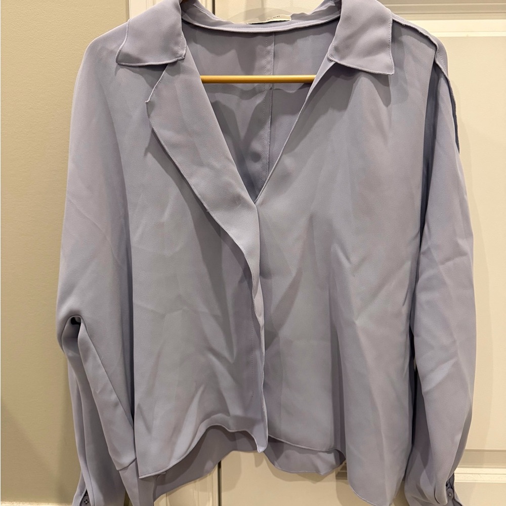 Aritzia Babaton -Elegant Lavender Women Blouse